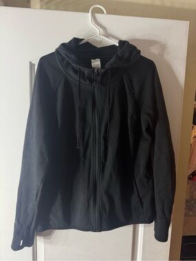 Black Full-Zip Hoodie
